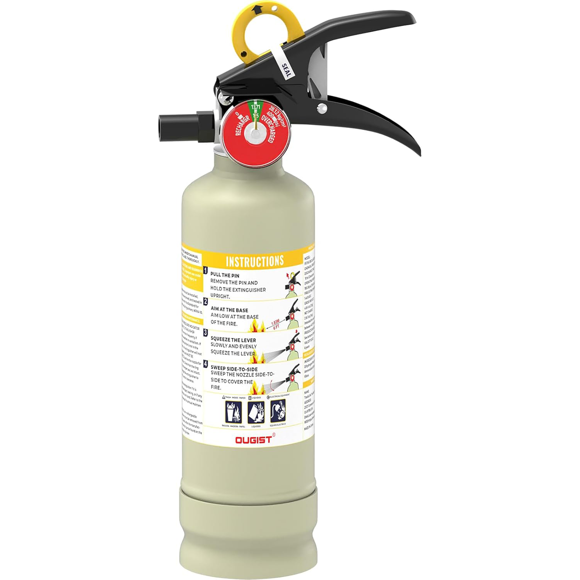 2.5lb ABC Dry Powder Fire Extinguisher  for Car/Home