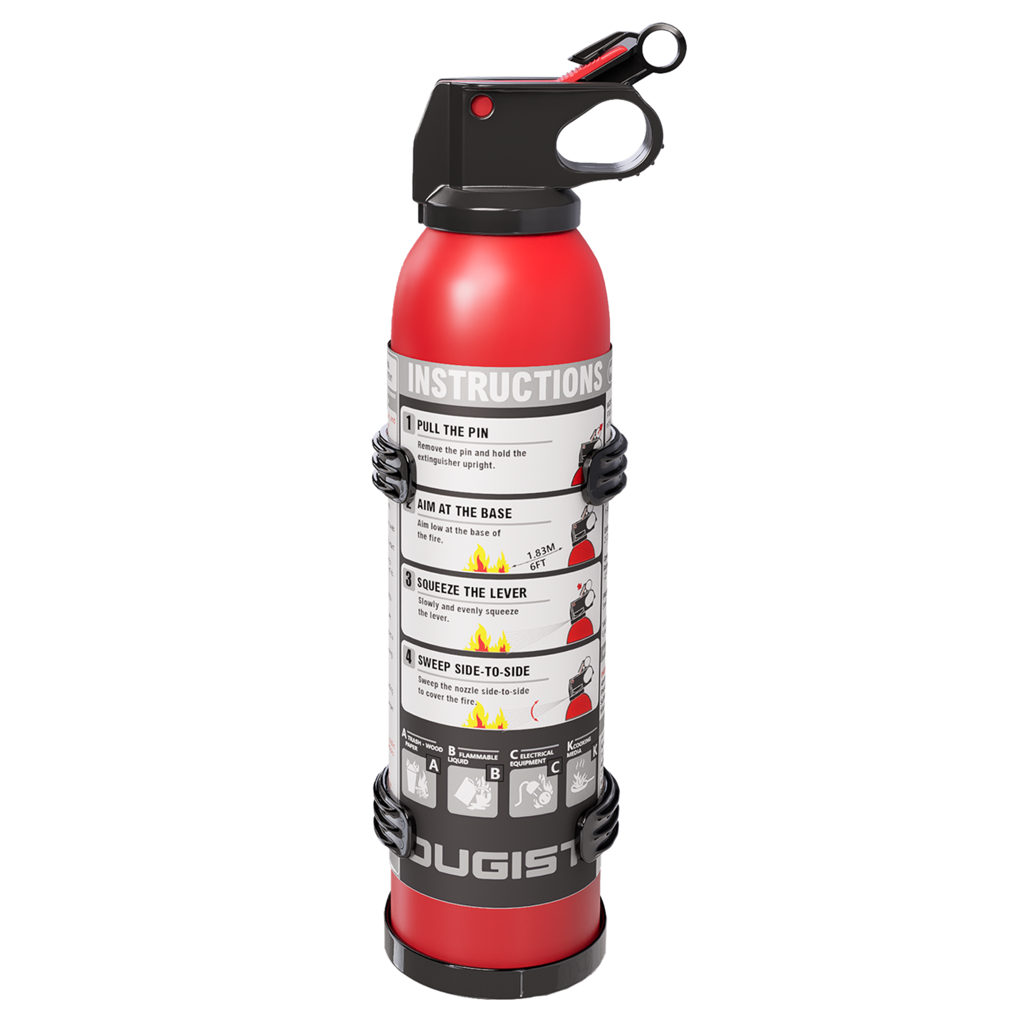 2.5lb ABC Fire Extinguisher: Pro Safety for Home, Kitchen, Car