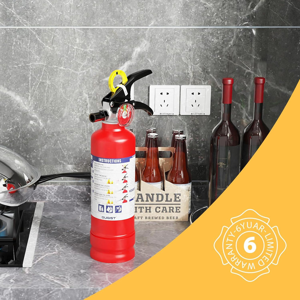 2.5lb ABC Fire Extinguisher: Home/Car Safety