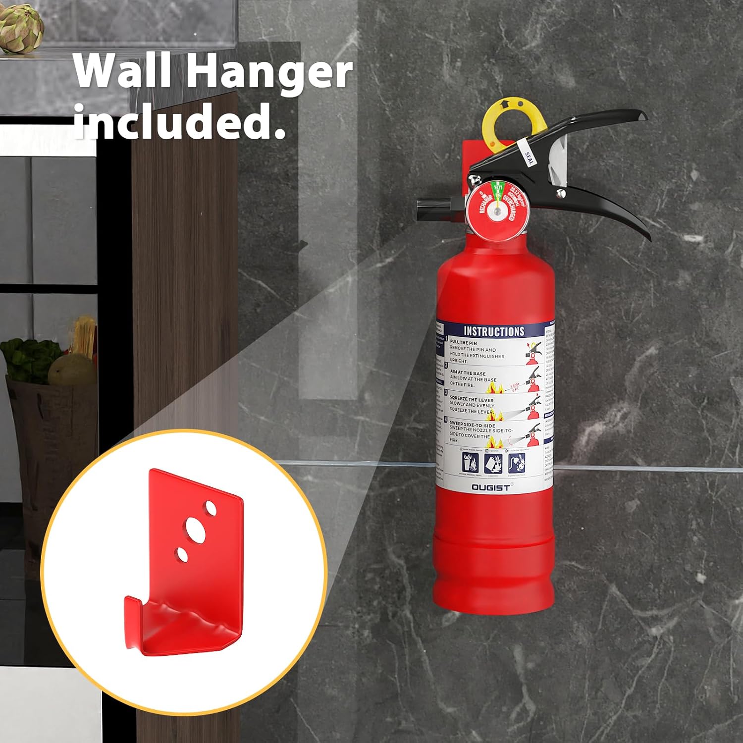 2.5lb ABC Fire Extinguisher: Home/Car Safety